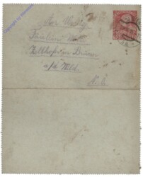 Kartenbrief 1916