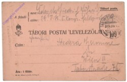 Feldpostkarte 1915