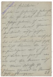 Kartenbrief (vermutlich) 1927
