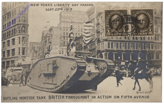 New York: New York City, Liberty day parade Sept. 25th 1917