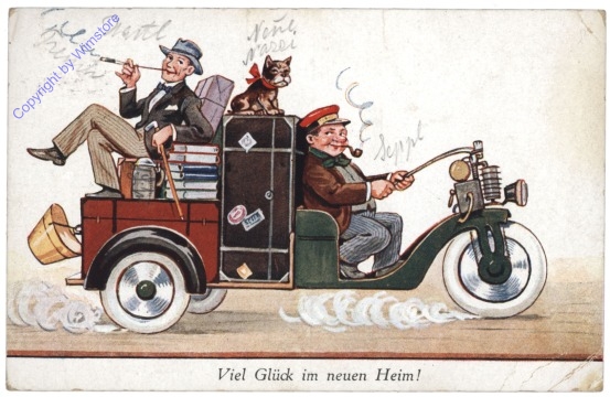 Viel Glück im neuen Heim!