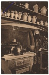 Nürnberg, Inneres des Bratwurstglöckleins, Küche