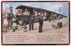 Als des Zügle wieder staut ...