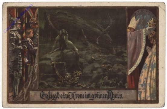 Nibelungen, Es liegt eine Krone im grünen Rhein