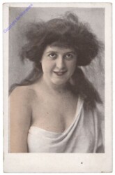 Dame mit zerzausten Haaren