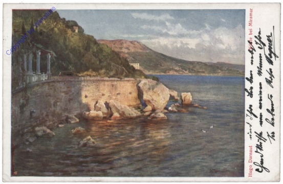 Trieste, Küste bei Miramar