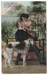 Pärchen mit Hund, Vers