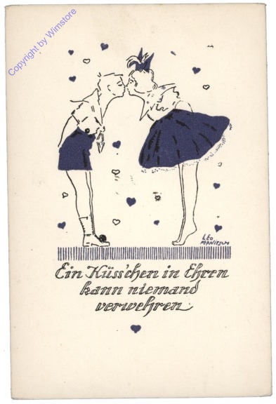 Ein Küßchen in Ehren, kann niemand verwehren