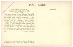 Horatio Nelson, Admiral Viscount Nelson, K.B. 1758-1805