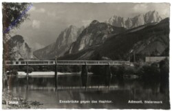 Admont, Ennsbrücke gegen das Hochtor