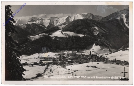 Aflenz, Wintersportplatz mit Hochschwab