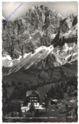 Ramsau, Austriahütte gegen Hohen Dachstein