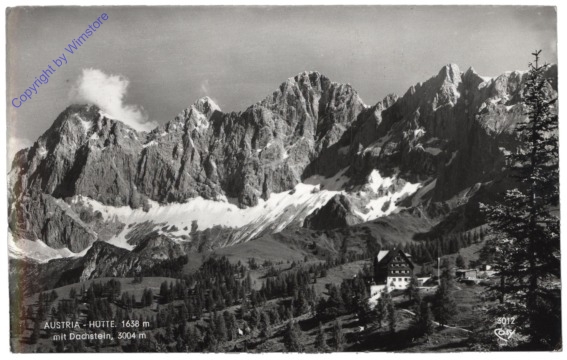 ak112089 Ramsau, Austriahütte mit Dachstein