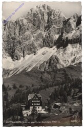 Ramsau, Austriahütte gegen Hohen Dachstein