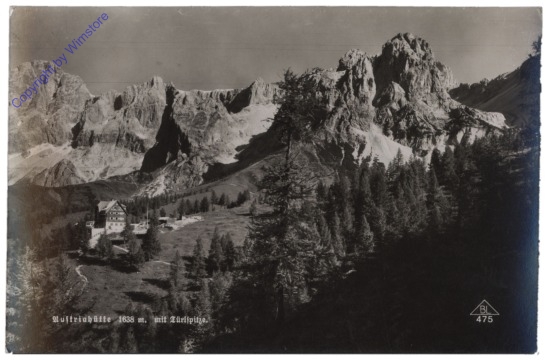 ak112091 Ramsau, Austriahütte mit Türlspitze
