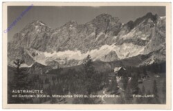 Ramsau, Austriahütte mit Dachstein, Mitterspitze, Dorstein