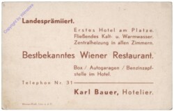 Bruck an der Mur, Hotel Bauer "Zum Schwarzen Adler"