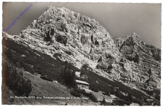 ak112138 Buchstein, Großer Buchstein mit Hütte des T.V.N. "Steyr"