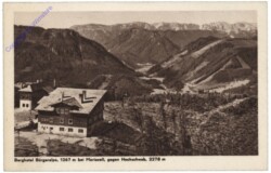 Bürgeralpe, Berghotel gegen Hochschwab