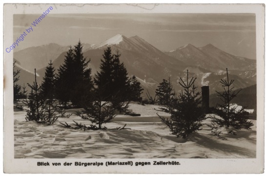 Bürgeralpe, Blick gegen Zellerhüte