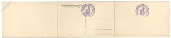 Bürgeralpe, Panorama, Seilschwebebahn, Klappkarte