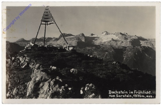 Dachstein, im Frühlicht. Vom Sarstein aus