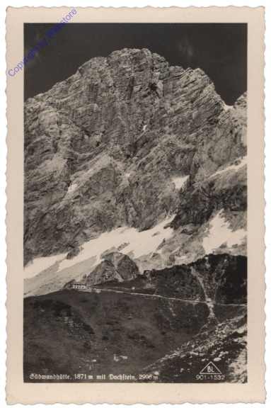 ak112186 Ramsau, Südwandhütte mit Dachstein