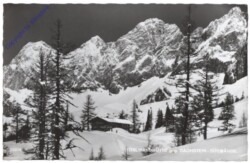 Ramsau, Türlwandhütte gegen Dachstein, Südwände