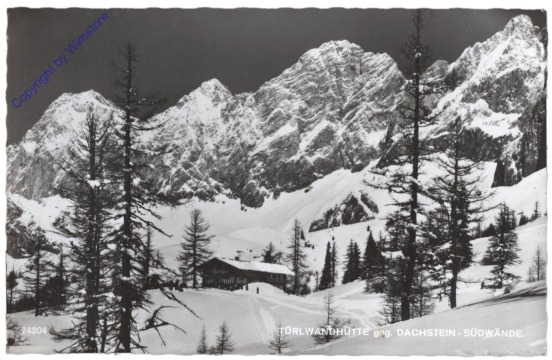 ak112191 Ramsau, Türlwandhütte gegen Dachstein, Südwände