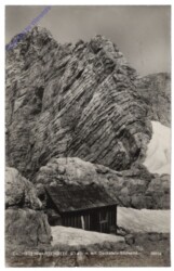 Ramsau, Dachsteinwartehütte (Seethalerhütte) mit Dachstein-Südwand