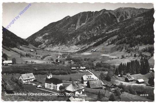 Donnersbachwald, Ortsansicht