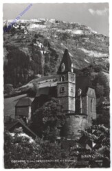 Eisenerz, Oswaldikirche mit Erzberg