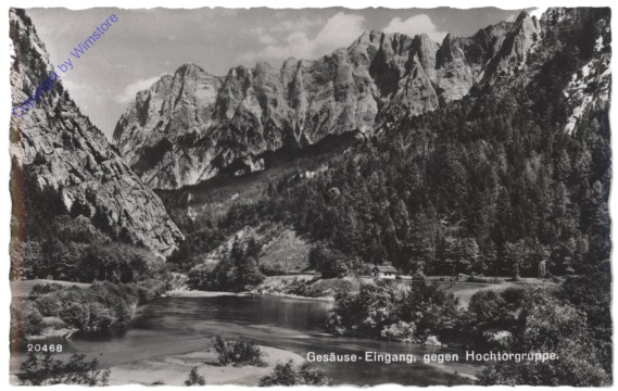 Gesäuse, Eingang gegen Hochtorgruppe