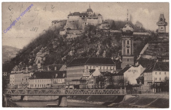 Graz, Mur und Schlossberg