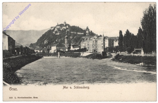 Graz, Mur und Schlossberg