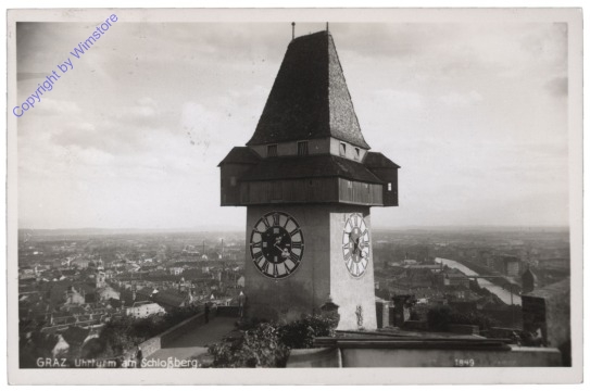Graz, Uhrturm am Schlossberg