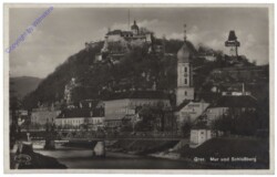 Graz, Mur und Schlossberg