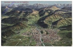 Graz, Panorama aus der Vogelschau