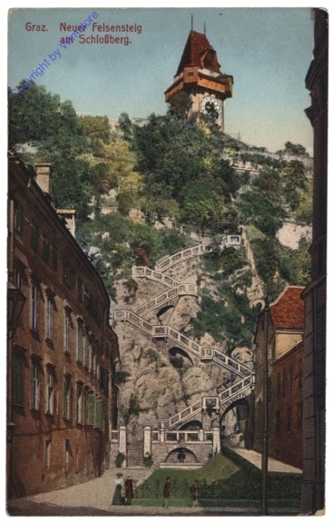 Graz, Neuer Felsensteig am Schlossberg