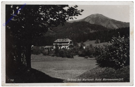Grünau bei Mariazell, Hotel Marienwasserfall