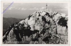 Hochlantsch, Spitze mit Gipfelkreuz