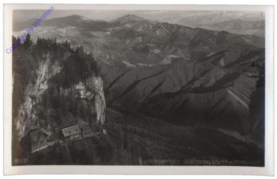 Hochlantsch, Schüsserlbrunn mit Fernsicht