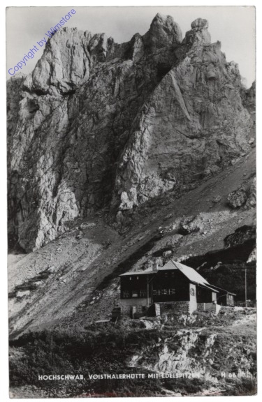 Hochschwab, Voisthalerhütte mit Edelspitzen