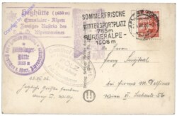 Hochtor, Blick auf Festkogel, Oedstein, Reichenstein und Sparafeld