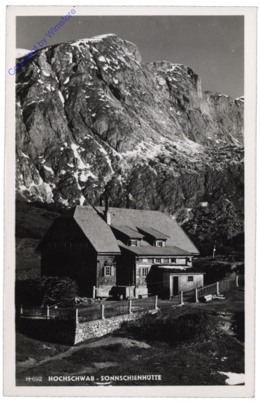 Hochschwab, Sonnschienhütte