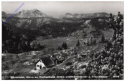 Hochschwab, Häuselalm gegen Griesmauer und Frauenmauer