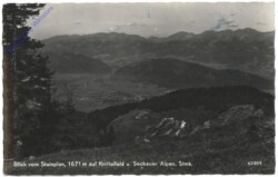 Knittelfeld, Blick vom Steinplan auf Knittelfeld und Seckauer