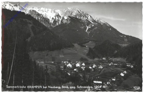 Krampen, gegen Schneealpe