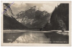 Eisenerz, Leopoldsteinersee mit Pfaffenstein