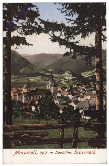 ak112654 Mariazell, Ortsansicht